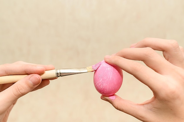 Vacances de Pâques Oeufs à colorier pour les vacances Fête de famille