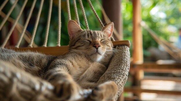 Vacances pour chats dans une belle station balnéaire détente pour chats