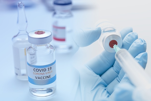 Vaccin et injection de seringue pour la prévention du coronavirus Covid19