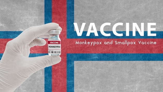 Photo vaccin vaccination contre le monkeypox et la variole du virus pandémique du monkeypox aux îles féroé