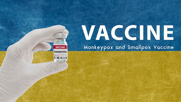 Photo vaccin vaccination contre le virus de la variole du singe et la variole du singe en ukraine