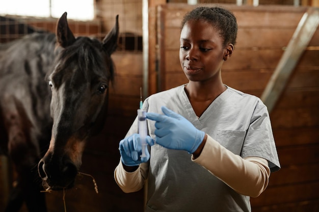 Vaccination dans les écuries