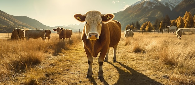Vache de bœuf Angus de Nouvelle-Zélande
