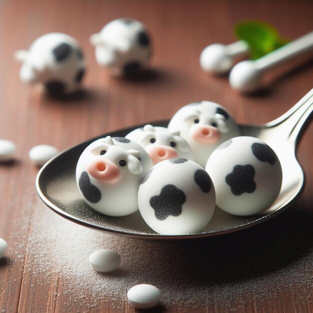 Photo vache à laits sucrés