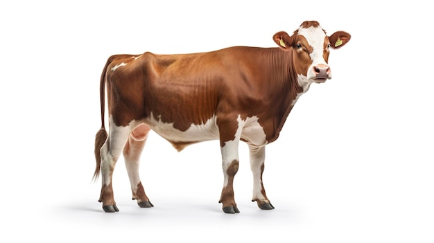 Vache, une photo de tout le corps d'un célibataire