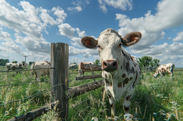 Vaches Vaches dans une ferme