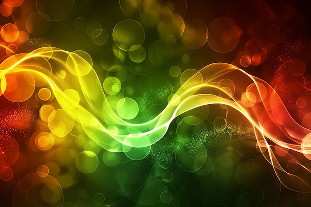 la vague de l'arc-en-ciel est une lumière qui est colorée avec les couleurs de l' arc-en-cièle