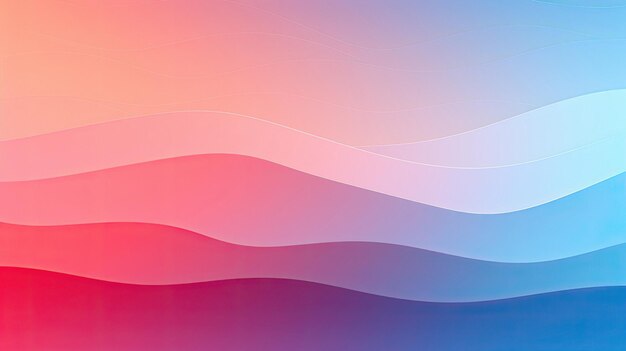 Une vague colorée aux couleurs de l'arc-en-ciel.