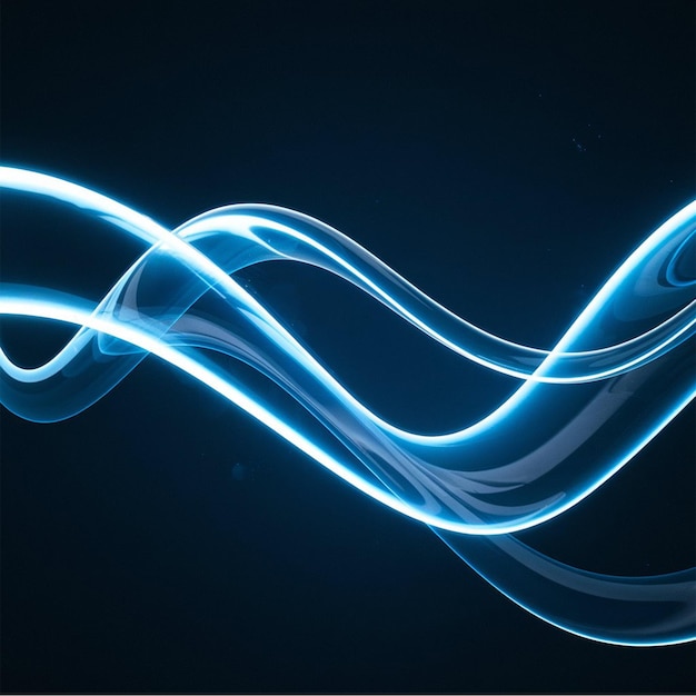 une vague avec une ligne bleue qui dit vague sur elle