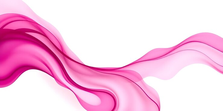 Photo une vague de peinture rose et violette coule en ligne