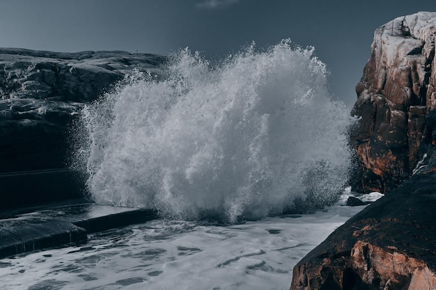 La vague Toft Sotra en Norvège