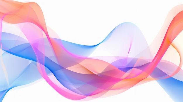 Des vagues abstraites et colorées