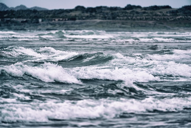 Vagues de l'arrière-plan de l'océan Pacifique