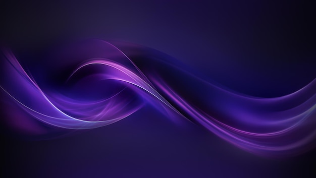 Vagues aux couleurs violettes