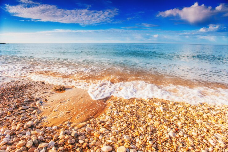 Photo vagues dans la mer