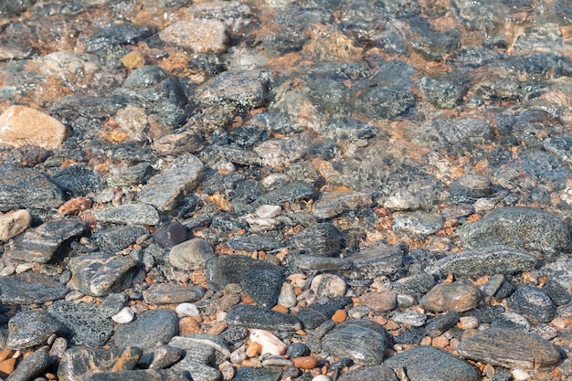 vagues du lac Baïkal en été