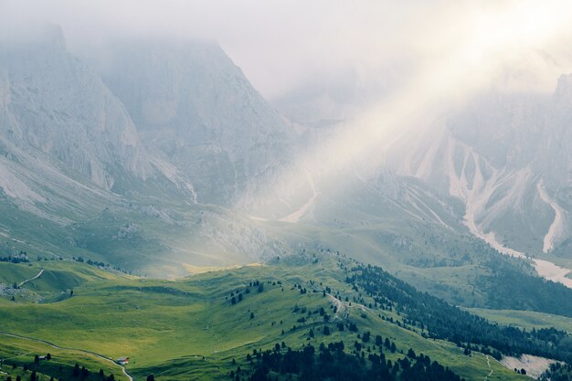 Val Gardena vallée des montagnes