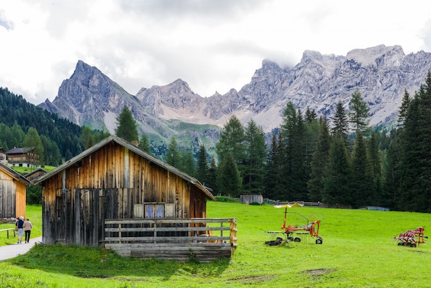 Val San Nicolo dans la vallée de Fassa