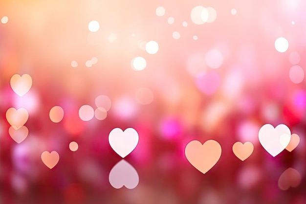 Valentine cœur abstrait fond rose papier peint jour de la Saint-Valentin cœur fond de fête