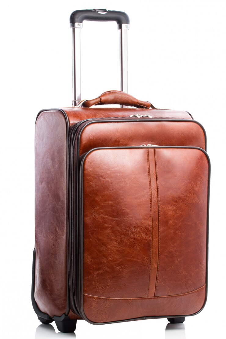 Photo valise en cuir