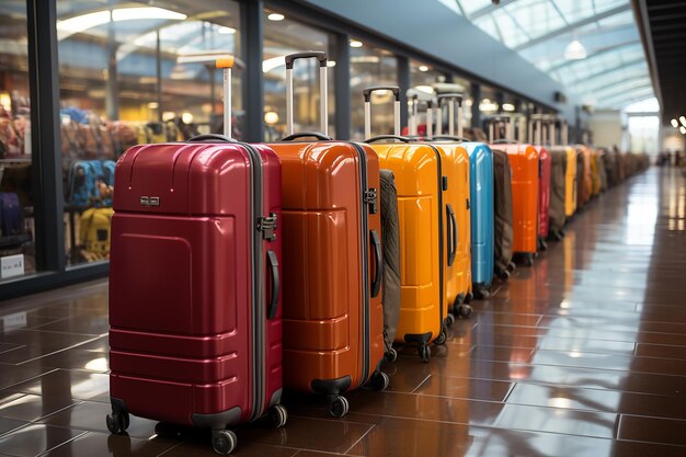 valises d'aéroport