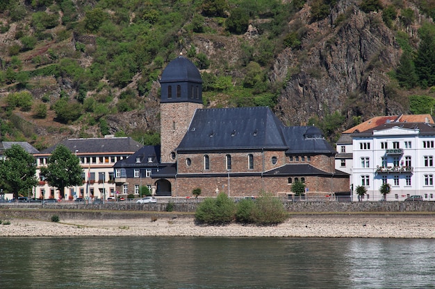 Vallée du Rhin dans l'ouest de l'Allemagne