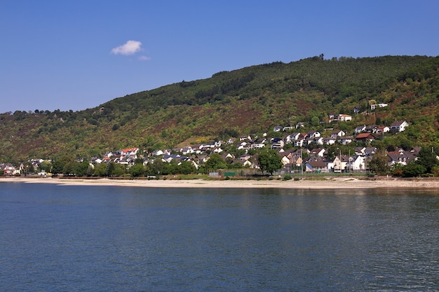 Vallée du Rhin dans l'ouest de l'Allemagne