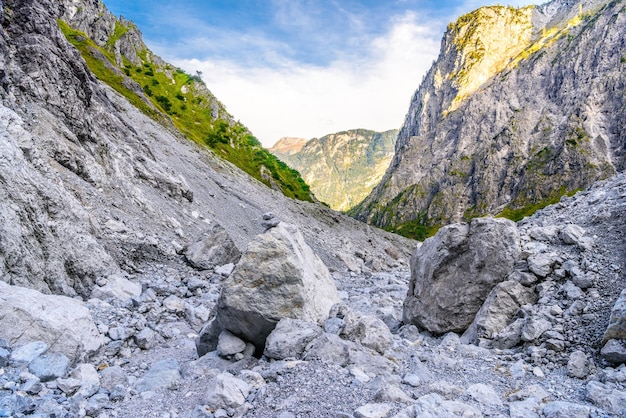 Vallée des montagnes près de Koenigssee Konigsee Parc National de Berchtesgaden Bavière Allemagne