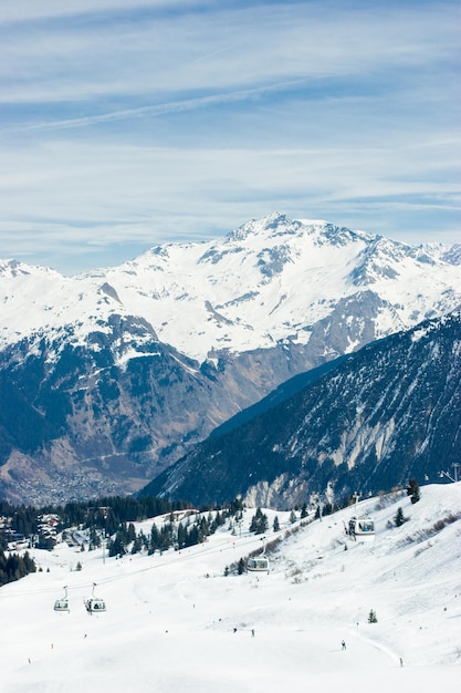 Photo vallée de la station de ski