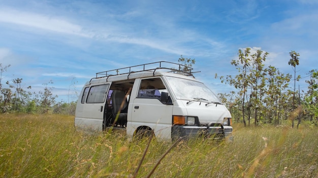 Van domestique pour voyages vintage