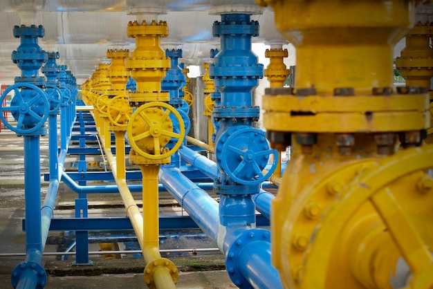 Vannes à l&#39;usine de gaz, mise au point sélective de soupape de sûreté de pression.