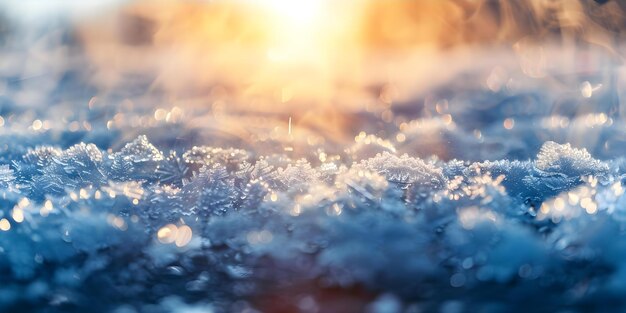 Photo vapeur d'eau glaciale en gros plan sur une journée d'hiver ensoleillée photographie conceptuelle en gros plan lumière du soleil d'hivers glaciales vapeur de l'eau portrait de la nature