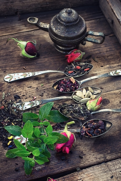 Variété De Collection De Tisane