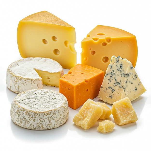 Une variété de fromages