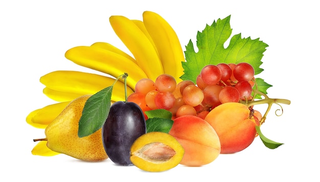 variété de fruits frais