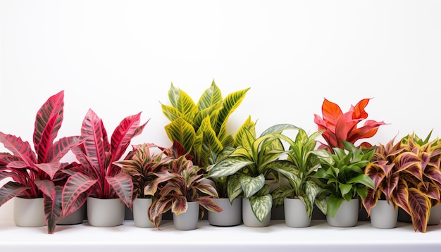 Variétés d'aglaonema