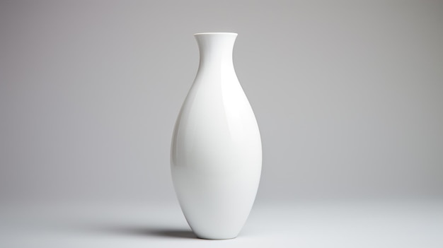 un vase blanc assis sur une table