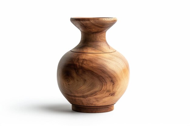 Vase en bois traditionnel