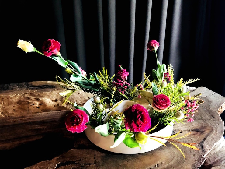Photo vase en gros plan sur la table