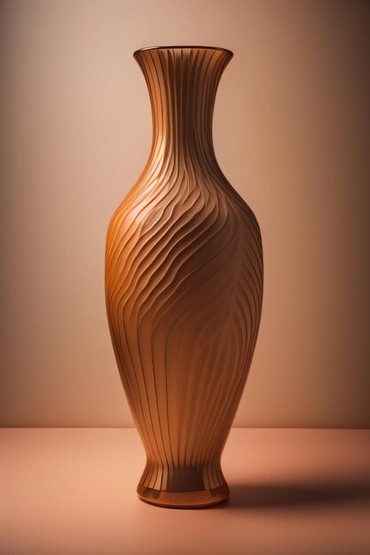 Vase moderne sur la table