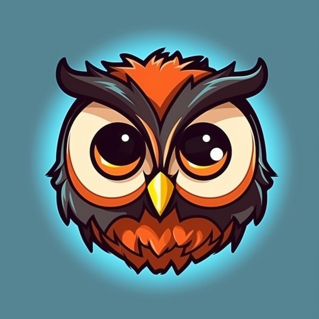 Photo le vecteur 3d owl clipart