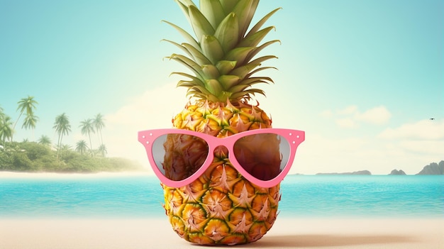 Vecteur d'ananas