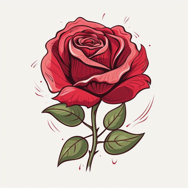 Vecteur de dessin animé rose