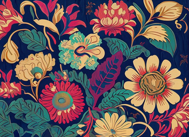 Vecteur floral vintage pattern