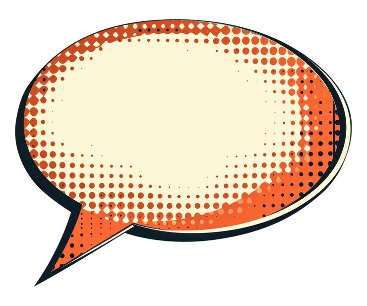 Photo le vecteur png de la bulle de message comique rétro forme simple espace de copie de bulle de discours minimal isolé sur un fond de base simple ar 11 v 60
