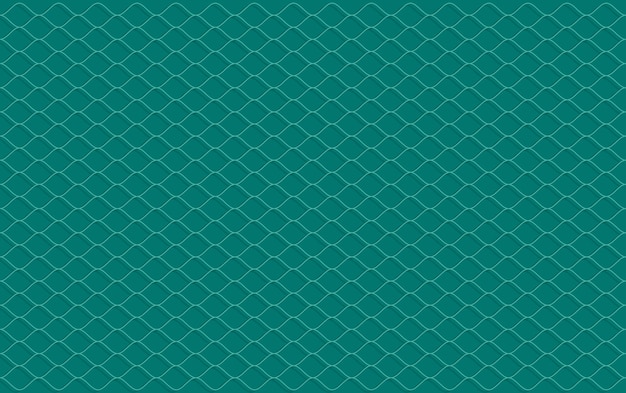 Vecteur de texture de maille de formes ondulées, sur fond de ton turquoise.