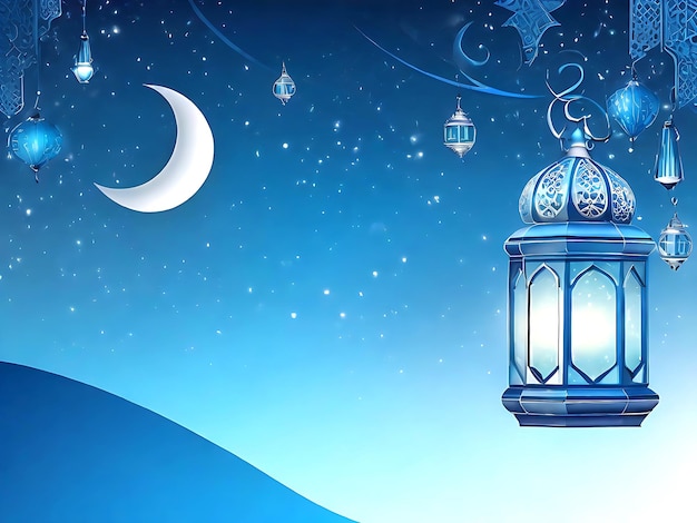 Photo vector du ramadan du ramadan de fond de ramadan de l'image et de la mosquée islamique d'image générée par l'ia