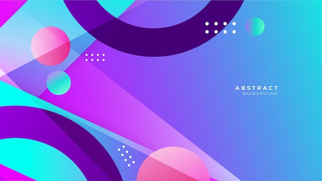 Vector formes géométriques colorées science abstraite concept de technologie énergétique futuriste image numérique de rayons de lumière bandes de lignes avec la vitesse de la lumière et le mouvement flou sur fond technologique sombre