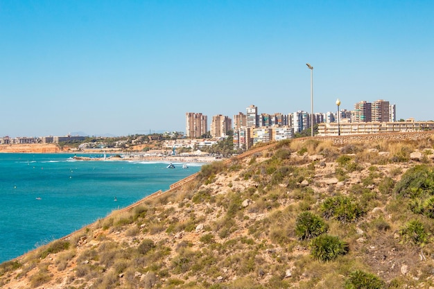 Vega Baja del Segura - Orihuela Costa -Paisajes junto al mar entre Cabo Roig y Campoamor Agua Marina