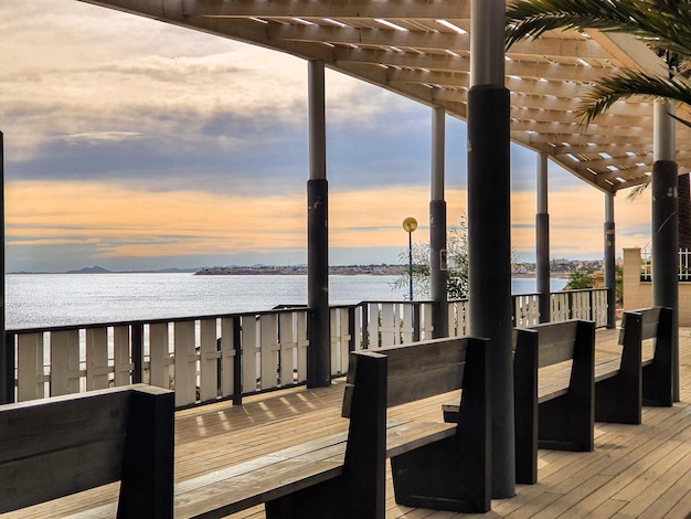 Photo vega baja del segura orihuela costa punta prima su playa paisaje y torrede punta prima